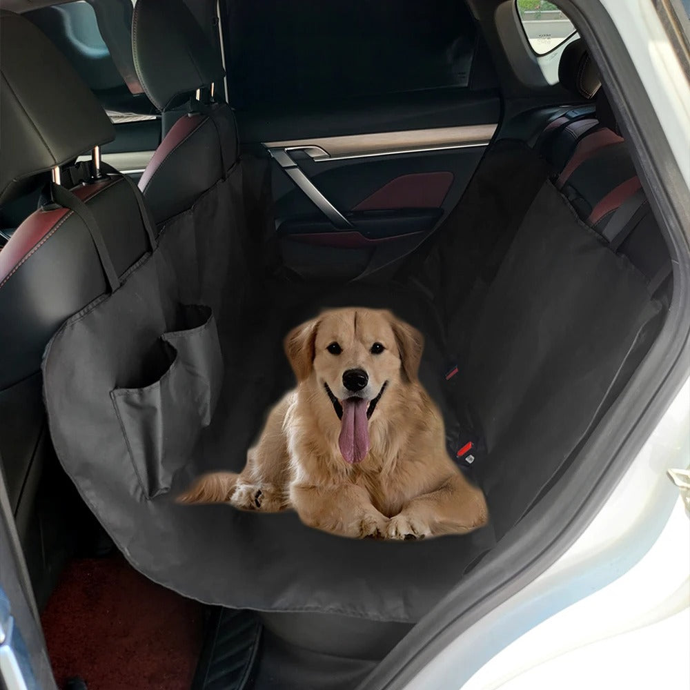 600D Oxford Cloth Dog Car Seat Cover Waterproof Pet Travel Dog Carrier Hammock Car Seat Protector Mat with Storage Pocket