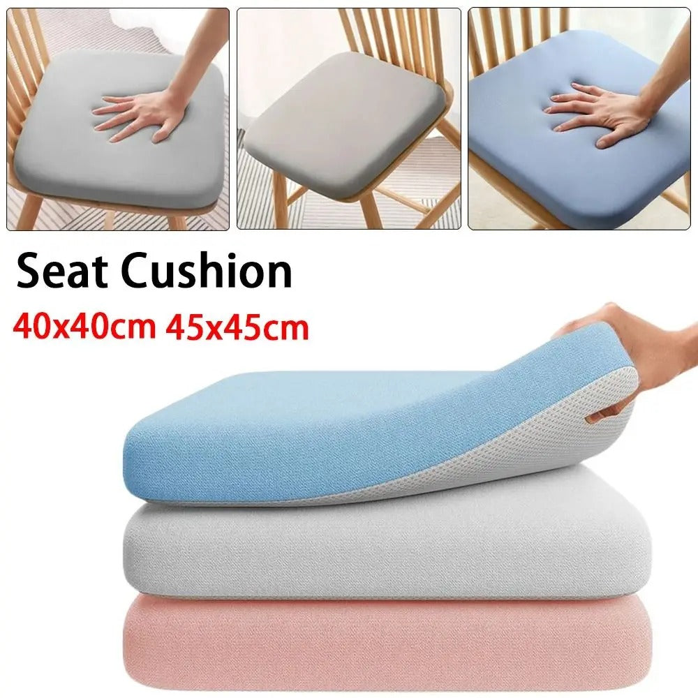 Anti-Slip 3cmThick Seat Cushion Ultra Soft Breathable Car Seat Pad Rebound Memory Foam Office Chair Pad Home Textile