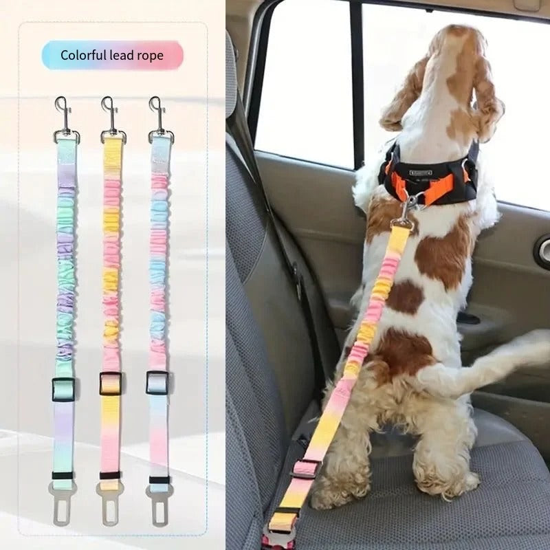 Pet Safety Belt for Dogs, Car Seat Artifact for Small and Medium Puppies, Safety Buckle for Cats, Fighting Teddy Supplies