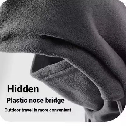 Winter Warm Hat with Mask and Neck Warmer 3-in-1 Windproof Balaclava for Men Women Masked Hat Cycling Cold Weather Protection