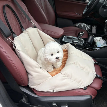 Comfortable Soft Kennel Car Seat Control Nonslip Dog Carriers Safe, Portable Puppy Cat Pet Bed Chihuahua Dog Cat Carrier Bag