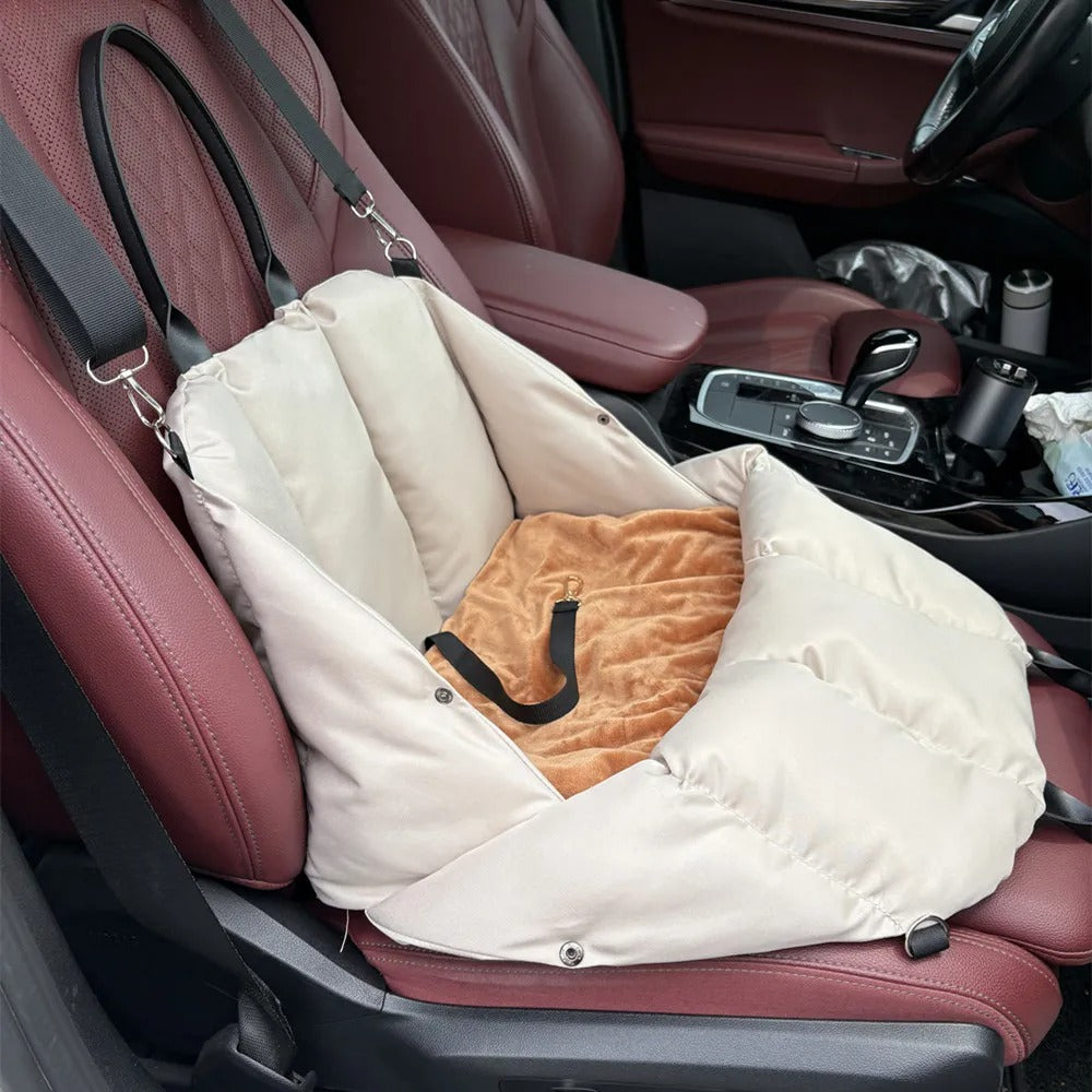 Comfortable Soft Kennel Car Seat Control Nonslip Dog Carriers Safe, Portable Puppy Cat Pet Bed Chihuahua Dog Cat Carrier Bag