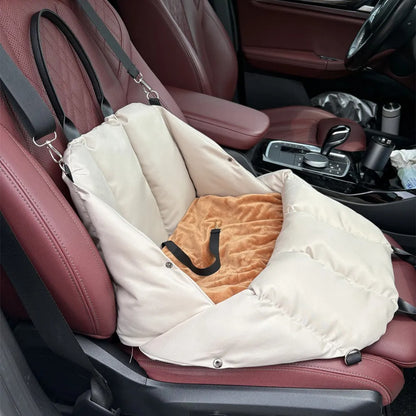 Comfortable Soft Kennel Car Seat Control Nonslip Dog Carriers Safe, Portable Puppy Cat Pet Bed Chihuahua Dog Cat Carrier Bag