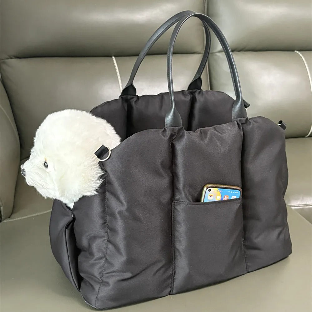 Comfortable Soft Kennel Car Seat Control Nonslip Dog Carriers Safe, Portable Puppy Cat Pet Bed Chihuahua Dog Cat Carrier Bag