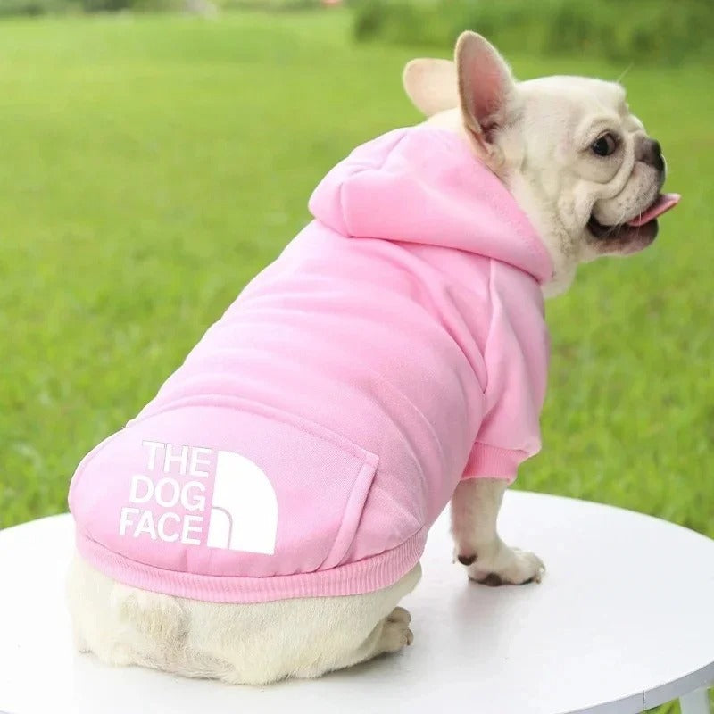 1pc Dog Hoodies Sweatshirt Jacket Warm Fashion Pet Coat Chihuahuas Bulldog Costume Puppy Pet Autumn
