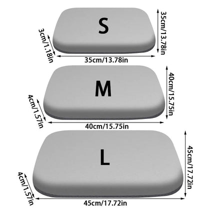 Anti-Slip 3cmThick Seat Cushion Ultra Soft Breathable Car Seat Pad Rebound Memory Foam Office Chair Pad Home Textile