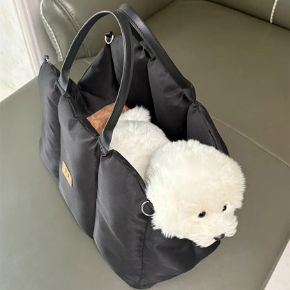 Comfortable Soft Kennel Car Seat Control Nonslip Dog Carriers Safe, Portable Puppy Cat Pet Bed Chihuahua Dog Cat Carrier Bag