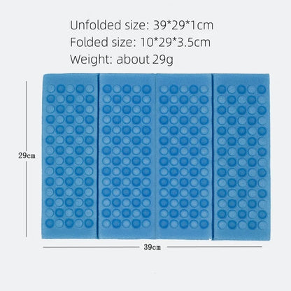 1PC Lightweight Waterproof Foldable Mini Kneeling And Seat Cushion XPE Foam Folding Mat Sitting Pad For Outdoor Activities