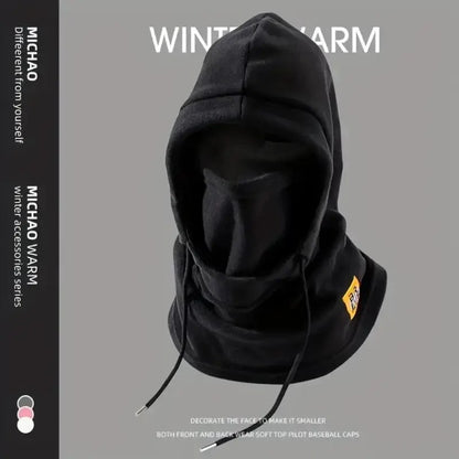 Winter Warm Hat with Mask and Neck Warmer 3-in-1 Windproof Balaclava for Men Women Masked Hat Cycling Cold Weather Protection