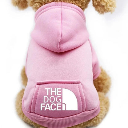 1pc Dog Hoodies Sweatshirt Jacket Warm Fashion Pet Coat Chihuahuas Bulldog Costume Puppy Pet Autumn