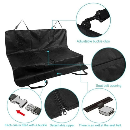 1pc Waterproof 600D Oxford Cloth Dog Car Seat Cover Pet Travel Dog Carrier Car Trunk Mat SUV Cargo Liner For Dogs