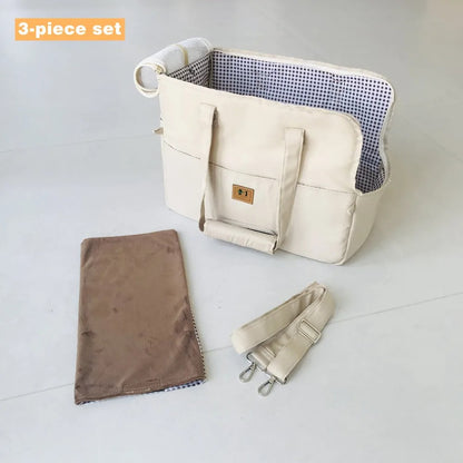 Portable Dog Carrier Cat Dog Outdoor Travel Bag Breathable Pet Carrying Pouch Travel Duffle for Cats Small Dogs Car Seat Carrier
